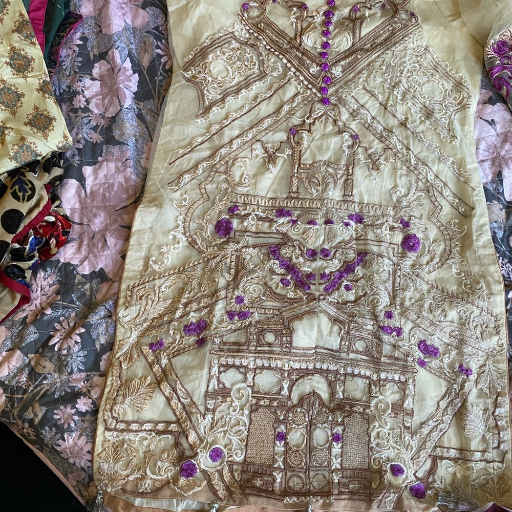 Pakistani brand new net shirt. With slik duppat - Picture 4 of 16
